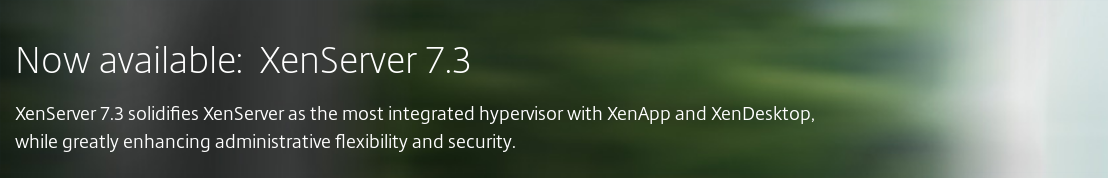 XenServer 7.3